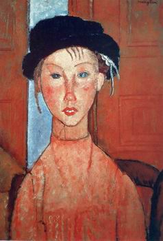 jeune fille au béret (1918)